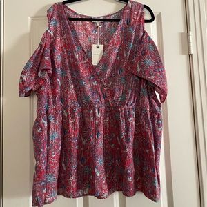 Plus Size Lucky Brand 3X Top